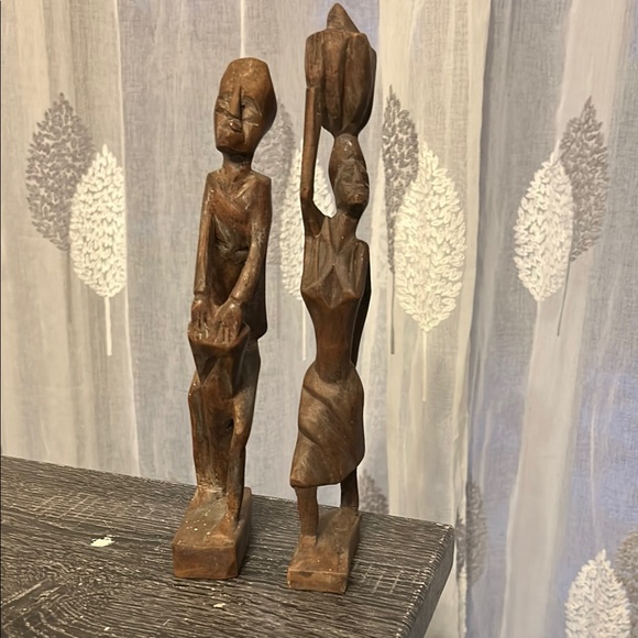 Handcrafted African Wooden Sculptures - Picture 1 of 2